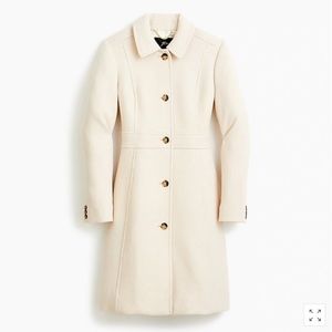 J.Crew Lady Day Coat Sz 0 ItalianDouble Cloth Wool